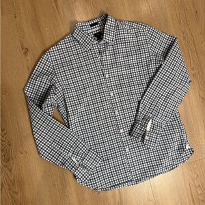 J.Crew men’s cotton checkered shirt size L